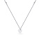 Серебряное колье "Сердце" с шариками (арт. 7507/1130) – изображение 1