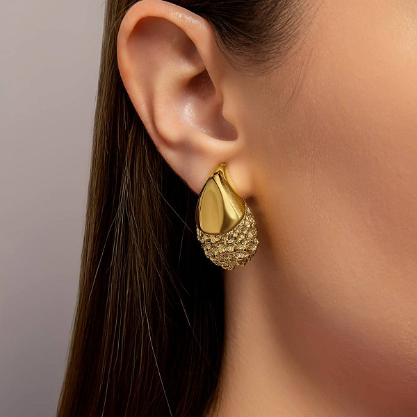 Золотые серьги Francelli (арт. е1091768ж) – изображение 2