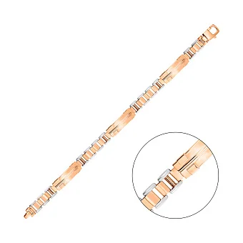 Золотий браслет без вставок (арт. 3261213кб)