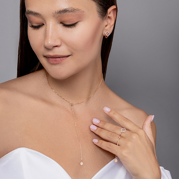 Кольцо FLY из красного золота (арт. 1401061) – изображение 5