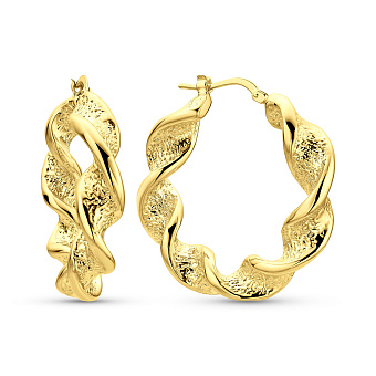 Золоті сережки Francelli в жовтому кольорі металу (арт. 109751/35ж)