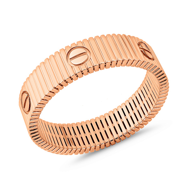 Кольцо из красного золота без камней (арт. 156752/1) – изображение 1