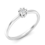 Золотое кольцо с бриллиантом (арт. К011878б)