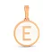 Золотая подвеска Буква Е с эмалью (арт. 440991еп) – изображение 1