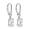 Серьги из серебра с фианитами (арт. 7502/4902) – изображение 1