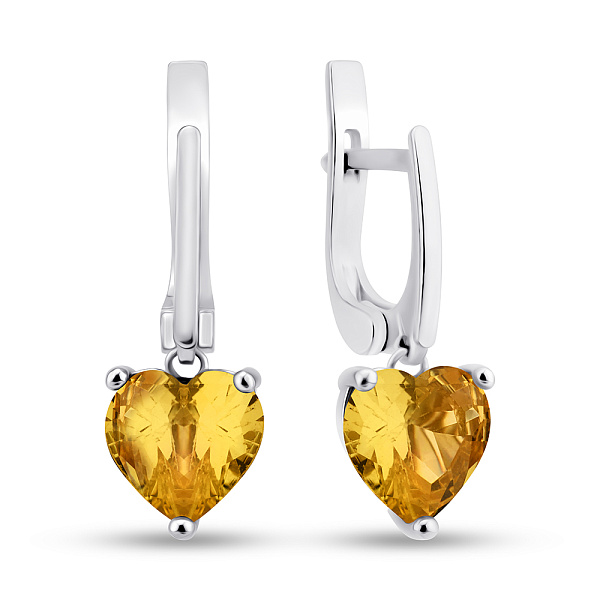 Серьги из серебра с альпинитами  (арт. 7502/617акрсп) – изображение 1