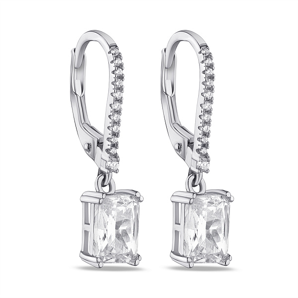 Серьги из серебра с фианитами (арт. 7502/4902) – изображение 1