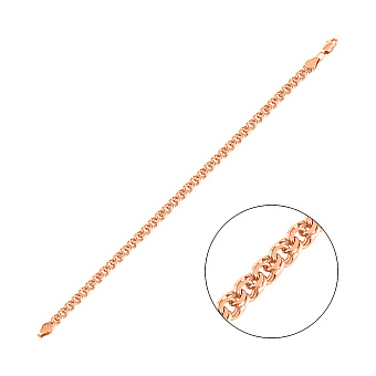 Фото Золотий браслет плетіння Бісмарк (арт. ц305123Д)