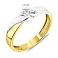 Золота каблучка з фіанітом (арт. 141057ж) – зображення 2