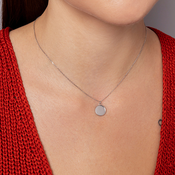 Колье из белого золота Francelli (арт. 361401б) – изображение 3