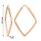 Сережки з червоного золота (арт. 109961/30) – зображення 2