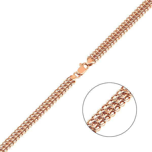 Золотая цепочка плетения Питон (арт. Ц305680) – изображение 1