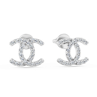 Золотые серьги с бриллиантами (арт. Т011603020б)