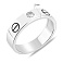 Серебряное кольцо с одним фианитом (арт. 7501/8586) – изображение 2