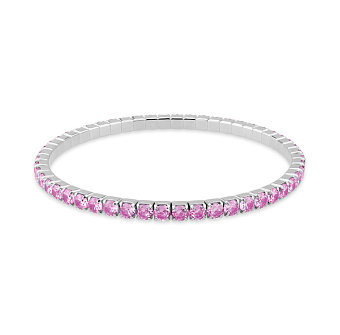 Фото Серебряный браслет с альпинитами (арт. 7509/4838ар)