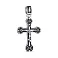 Крестик из серебра с распятием (арт. 7904/2-0890.0.4) – изображение 1
