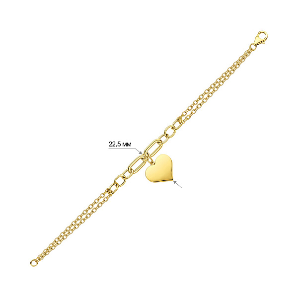 Браслет из желтого золота (арт. 3261008ж) – изображение 5