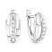 Серебряные серьги с фианитами (арт. 7502/10528) – изображение 1