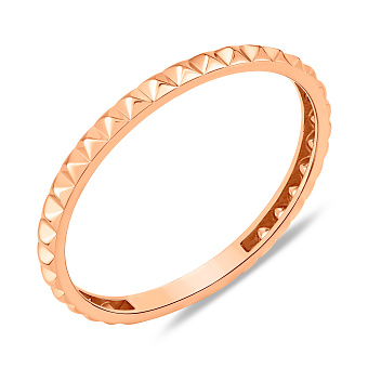 Фото Тонкое золотое кольцо (арт. 140053)