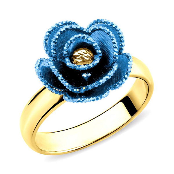 Кольцо Francelli из желтого золота (арт. 155179жг) – изображение 1