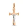 Золотой нательный крестик с распятием (арт. 500675) – изображение 1