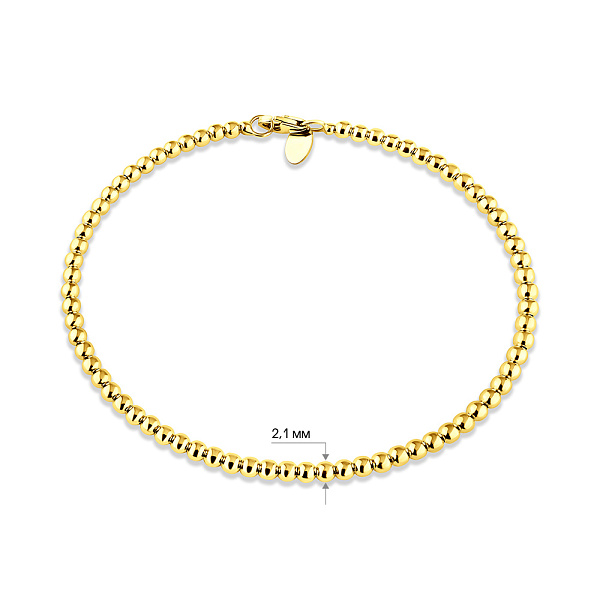 Браслет из желтого золота (арт. 326697ж) – изображение 5