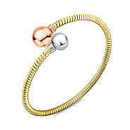 Браслет з комбінованого золота (арт. 323076жкб)