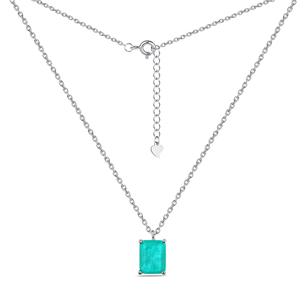 Серебряное колье с альпинитом (арт. 7507/1566аз) – изображение 2