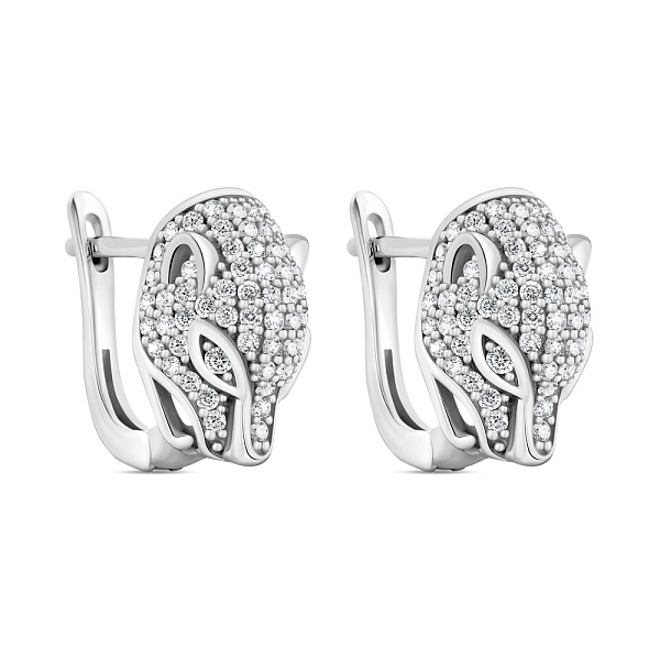 Серьги из серебра Пантера (арт. 7502/9519) – изображение 1