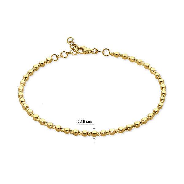 Золотий браслет Francelli (арт. 323598ж) – зображення 3