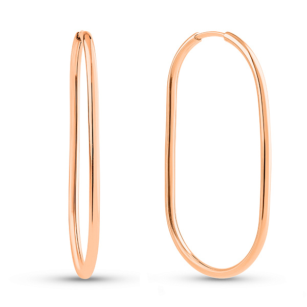 Серьги из красного золота (арт. 109965/35) – изображение 1