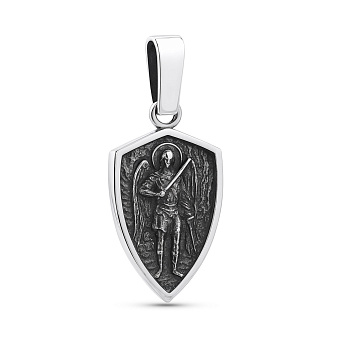 Серебряный подвес Архангел Михаил (арт. 7903/1187пю)