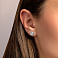 Серьги из белого золота с бриллиантами (арт. Т011353030б) – изображение 3