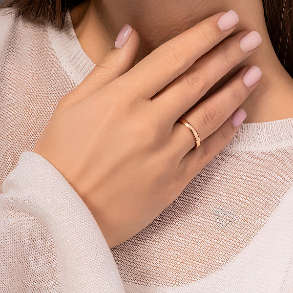 Обручка класична золота (арт. 239209) – зображення 5