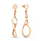 Сережки з червоного золота з підвісками (арт. 1091226) – зображення 1