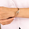 Золотой браслет Змея с фианитами (арт. 326867з) – изображение 2