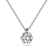 Золоте кольє з діамантами (арт. Ц011285010б)