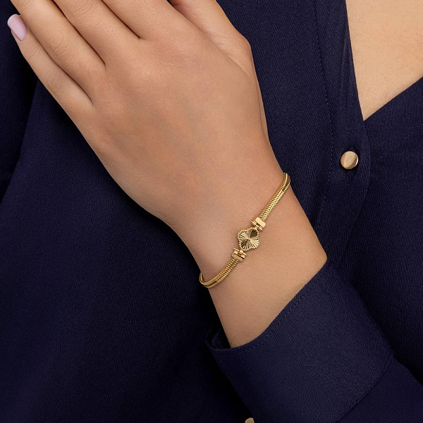 Золотий браслет Конюшина (арт. 3261260ж) – зображення 3