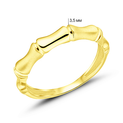 Золотое кольцо без камней (арт. 156174жм)