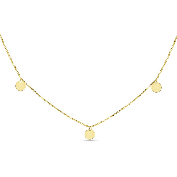 Колье из желтого золота "Монеты" (арт. 351558/5ж) – изображение 1