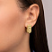 Серьги из желтого золота Francelli (арт. е1091990ж) – изображение 2