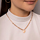 Широкое золотое колье Сердце (арт. 353038) – изображение 2