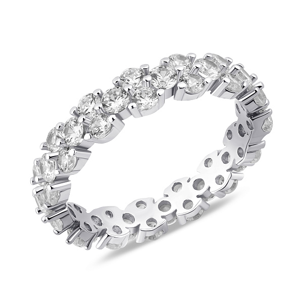 Серебряное кольцо с фианитами (арт. 7501/8553) – изображение 1