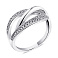 Серебряное кольцо с фианитами (арт. 7501/6299) – изображение 1