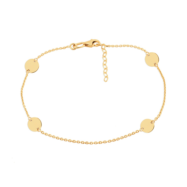 Золотий браслет на руку «Монети» (арт. 324428ж) – зображення 1