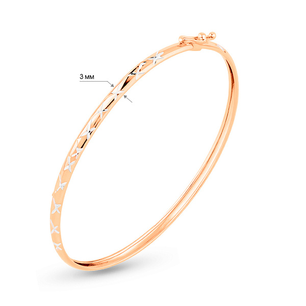 Золотий браслет (арт. 340307) – зображення 3