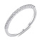 Серебряное кольцо с дорожкой из фианитов (арт. 7501/6944) – изображение 1