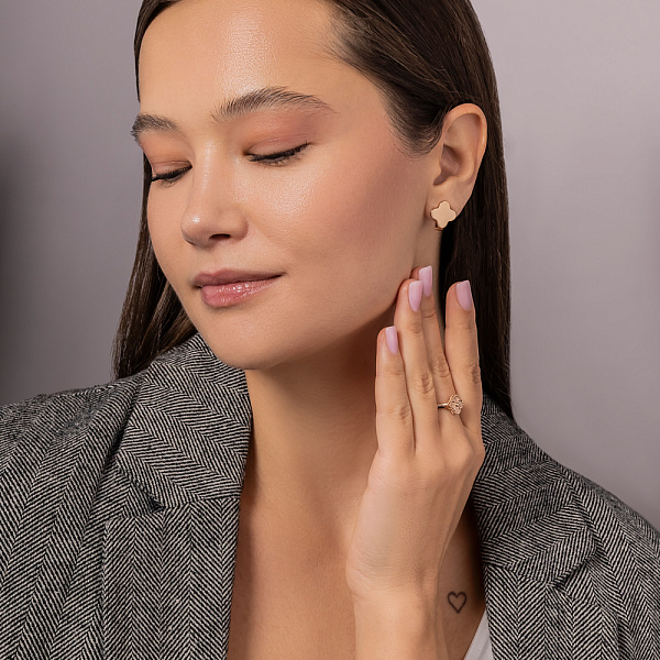 Кольцо из красного золота (арт. 141432а) – изображение 4