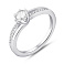 Серебряное кольцо с фианитами (арт. 7501/8161) – изображение 1