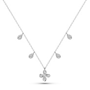 Золоте кольє з діамантами (арт. Ц341568010б)